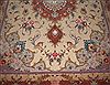 Tabriz Beige Hand Knotted 50 X 70 Area Rug 400-16904 Thumb 9