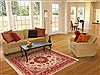Tabriz Beige Hand Knotted 50 X 70 Area Rug 400-16904 Thumb 2
