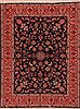 Tabriz Blue Hand Knotted 50 X 69  Area Rug 400-16905 Thumb 0