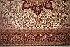 Tabriz White Hand Knotted 51 X 69  Area Rug 400-16907 Thumb 10