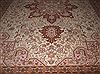 Tabriz White Hand Knotted 51 X 69  Area Rug 400-16907 Thumb 11