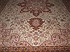 Tabriz White Hand Knotted 51 X 69 Area Rug 400-16907 Thumb 11