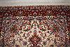Tabriz Beige Hand Knotted 50 X 69  Area Rug 400-16908 Thumb 9