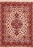 Tabriz Beige Hand Knotted 50 X 69  Area Rug 400-16908 Thumb 0