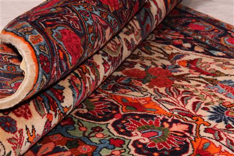 Bidjar Yellow Hand Knotted 46 X 76 Area Rug 400-16910 Image 16