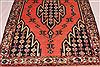 Mazlaghan Red Hand Knotted 43 X 63 Area Rug 400-16912 Thumb 7