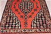 Mazlaghan Red Hand Knotted 43 X 63  Area Rug 400-16912 Thumb 7