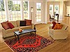Mazlaghan Red Hand Knotted 43 X 63  Area Rug 400-16912 Thumb 2