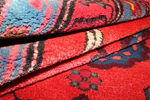 Bakhtiar Red Hand Knotted 46 X 73 Area Rug 400-16913 Image 9