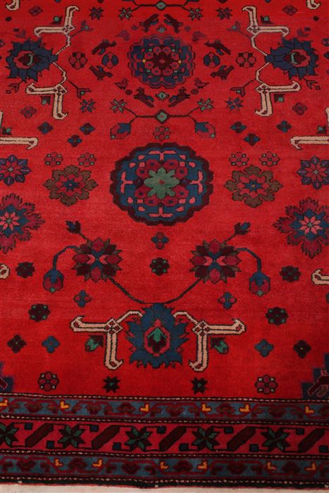 Bakhtiar Red Hand Knotted 46 X 73 Area Rug 400-16913 Image 3