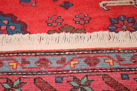 Bakhtiar Red Hand Knotted 46 X 73 Area Rug 400-16913 Image 6