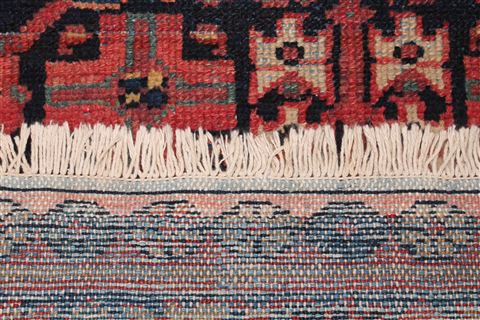 Malayer Blue Hand Knotted 310 X 64 Area Rug 400-16914 Image 8