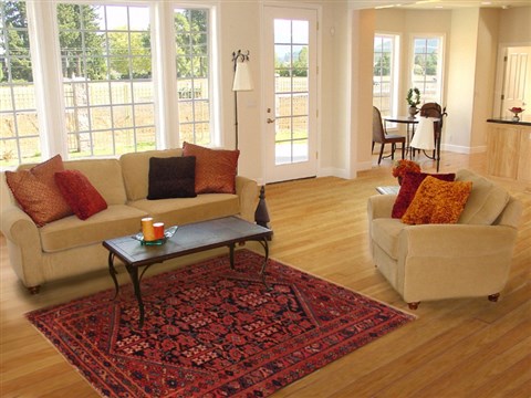 Malayer Blue Hand Knotted 310 X 64 Area Rug 400-16914 Image 5