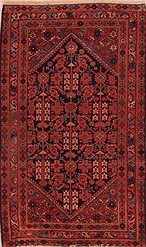 Persian Malayer Blue Rectangle 4x6 ft Wool Carpet 16914