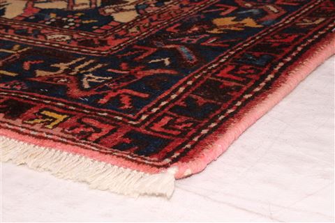 Hamedan Red Hand Knotted 42 X 68 Area Rug 400-16915 Image 1