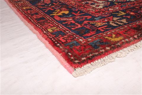 Hamedan Red Hand Knotted 42 X 68 Area Rug 400-16915 Image 7