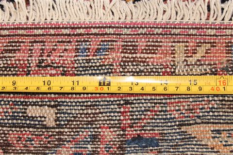 Hamedan Red Hand Knotted 42 X 68 Area Rug 400-16915 Image 9