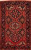 Hamedan Red Hand Knotted 42 X 68 Area Rug 400-16915 Thumb 0