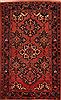 Hamedan Red Hand Knotted 42 X 68  Area Rug 400-16915 Thumb 0