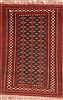 Turkman Red Hand Knotted 46 X 69 Area Rug 400-16916 Thumb 0