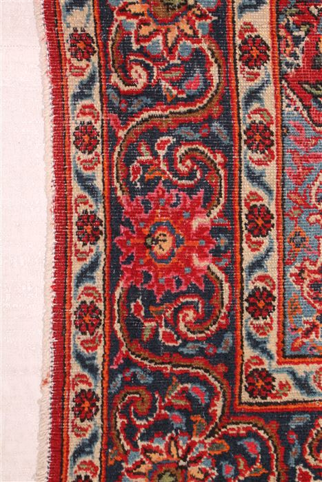 Kashan Red Hand Knotted 46 X 69 Area Rug 400-16921 Image 6