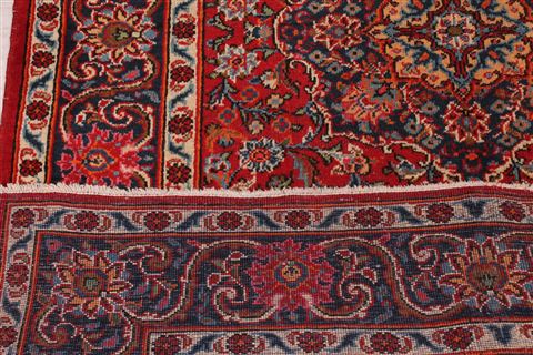 Kashan Red Hand Knotted 46 X 69 Area Rug 400-16921 Image 9
