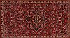 Kashan Red Hand Knotted 46 X 69  Area Rug 400-16921 Thumb 1