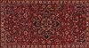 Kashan Red Hand Knotted 46 X 69 Area Rug 400-16921 Thumb 1