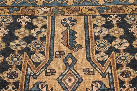 Mazlaghan Black Hand Knotted 44 X 67 Area Rug 400-16923 Image 10