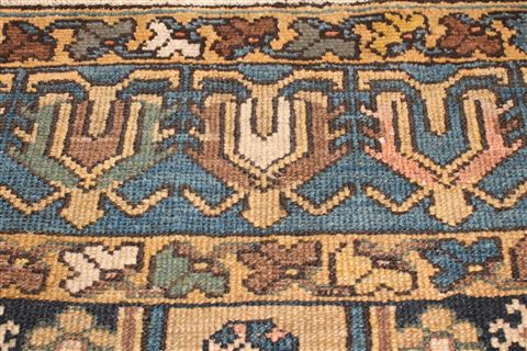 Mazlaghan Black Hand Knotted 44 X 67 Area Rug 400-16923 Image 11