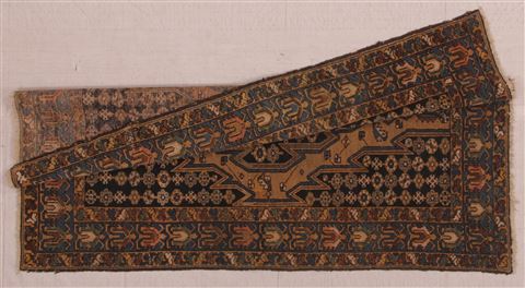 Mazlaghan Black Hand Knotted 44 X 67 Area Rug 400-16923 Image 2