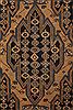 Mazlaghan Black Hand Knotted 44 X 67 Area Rug 400-16923 Thumb 7