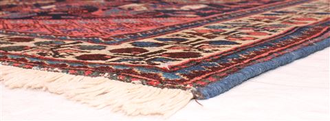 Bakhtiar Blue Hand Knotted 42 X 68 Area Rug 400-16926 Image 2