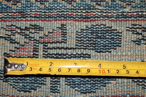Bakhtiar Blue Hand Knotted 42 X 68 Area Rug 400-16926 Image 7