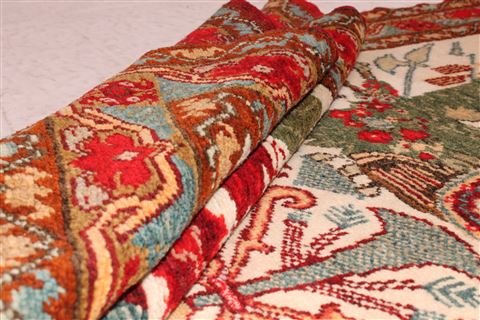 Sarouk White Hand Knotted 44 X 510 Area Rug 400-16927 Image 17