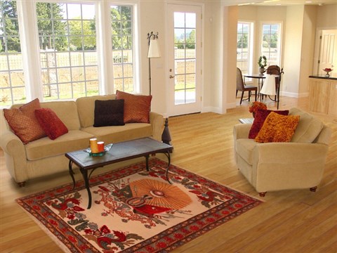 Sarouk White Hand Knotted 44 X 510 Area Rug 400-16927 Image 9