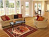 Sarouk White Hand Knotted 44 X 510  Area Rug 400-16927 Thumb 9