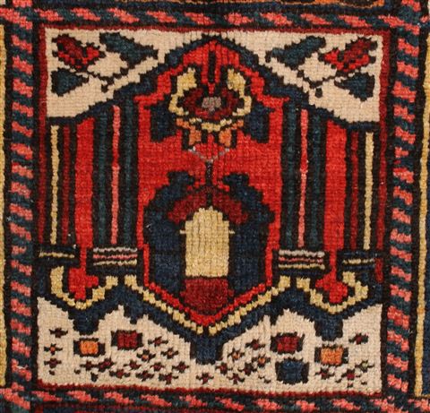 Bakhtiar Red Hand Knotted 49 X 72 Area Rug 400-16928 Image 16