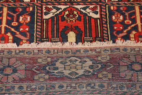 Bakhtiar Red Hand Knotted 49 X 72 Area Rug 400-16928 Image 21
