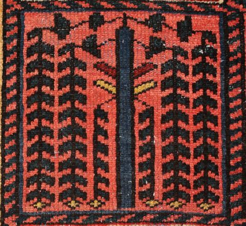 Bakhtiar Red Hand Knotted 49 X 72 Area Rug 400-16928 Image 13