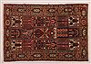 Bakhtiar Red Hand Knotted 49 X 72  Area Rug 400-16928 Thumb 24