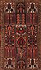 Bakhtiar Red Hand Knotted 49 X 72  Area Rug 400-16928 Thumb 7