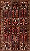 Bakhtiar Red Hand Knotted 49 X 72 Area Rug 400-16928 Thumb 7