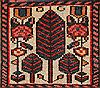 Bakhtiar Red Hand Knotted 49 X 72  Area Rug 400-16928 Thumb 10