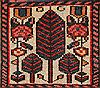 Bakhtiar Red Hand Knotted 49 X 72 Area Rug 400-16928 Thumb 10