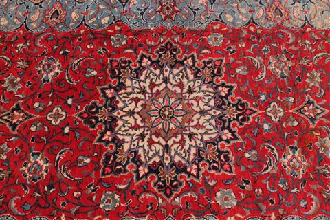 Sarouk Red Hand Knotted 46 X 72 Area Rug 400-16929 Image 9
