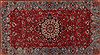 Sarouk Red Hand Knotted 46 X 72 Area Rug 400-16929 Thumb 5