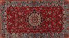 Sarouk Red Hand Knotted 46 X 72  Area Rug 400-16929 Thumb 5