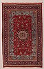 Sarouk Red Hand Knotted 46 X 72 Area Rug 400-16929 Thumb 6