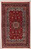 Sarouk Red Hand Knotted 46 X 72 Area Rug 400-16929 Thumb 2